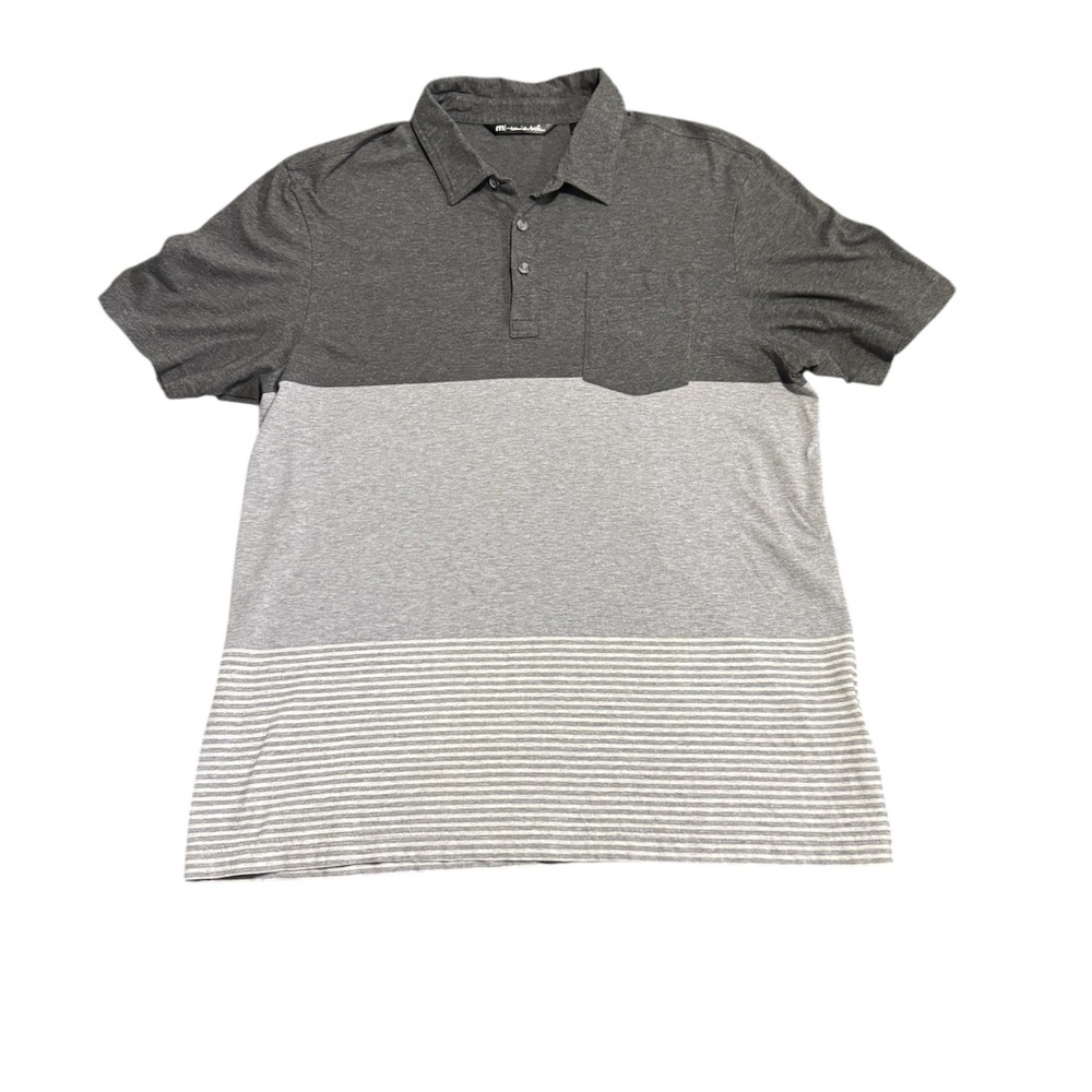 Travis Mathew Men's Golf Polo Gray L